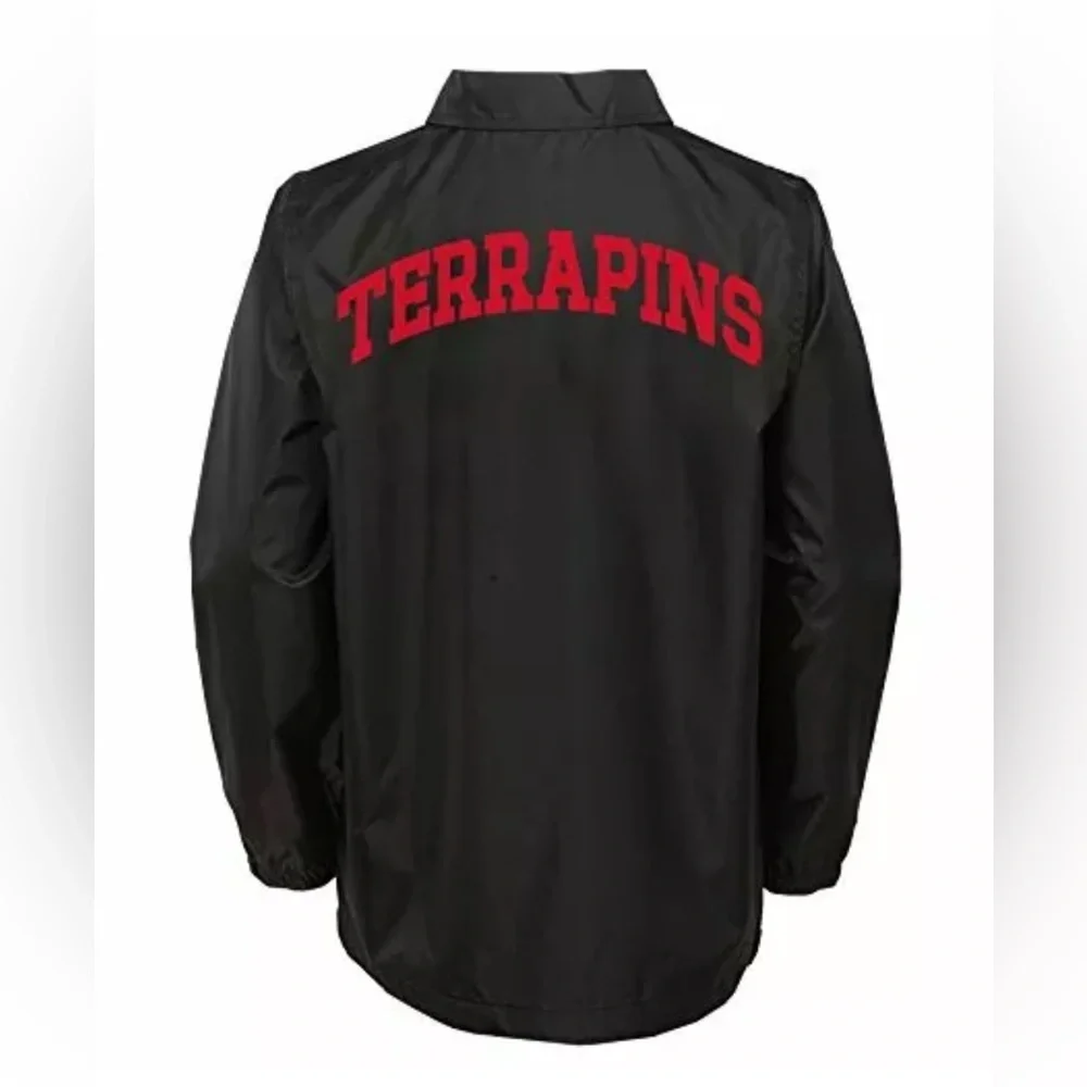 NWT [Gen2] Maryland Terrapins NCAA Bravo Snap Button-Up Jacket Youth Large 14/16